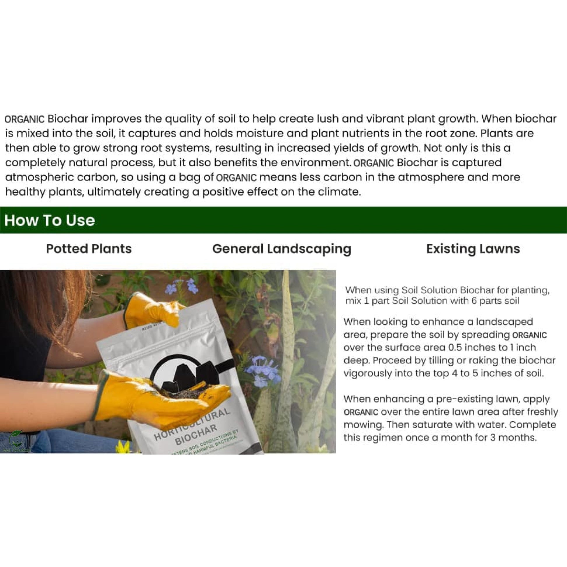 Soil Solution Biochar